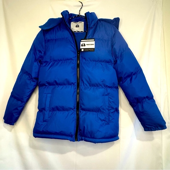 The Warming Project Blue Children’s Winter Parka With Hood, Size 10 NWT - Picture 1 of 6